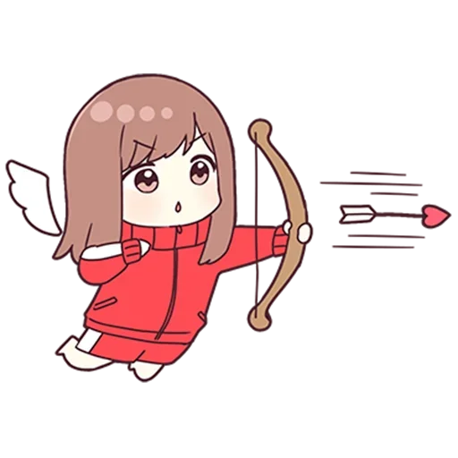 🏹 Стикер «Anime Small Girl» для Telegram