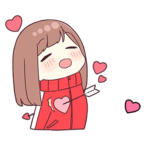 💓 Стикер «Anime Small Girl» для Telegram
