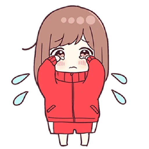 😭 Стикер «Anime Small Girl» для Telegram
