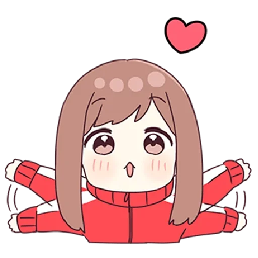 ☹️ Стикер «Anime Small Girl» для Telegram
