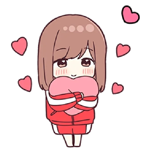 🤗 Стикер «Anime Small Girl» для Telegram