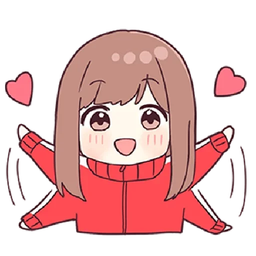 🥰 Стикер «Anime Small Girl» для Telegram