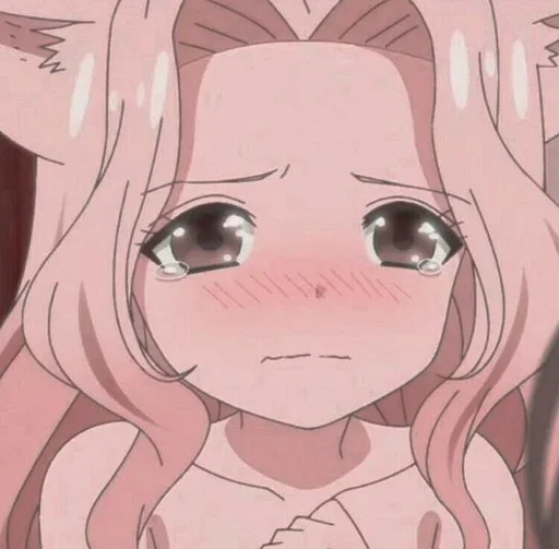 😢 Стикер «Anime chans» для Telegram