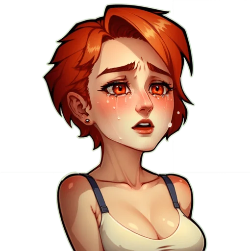 😢 Стикер «Anime Arts 18+» для Telegram