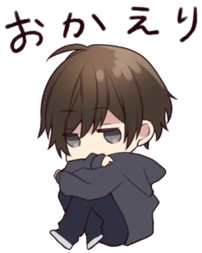 🙁 Стикер «Menhera kun» для Telegram
