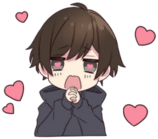 😍 Стикер «Menhera kun» для Telegram