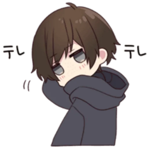 ☺️ Стикер «Menhera kun» для Telegram