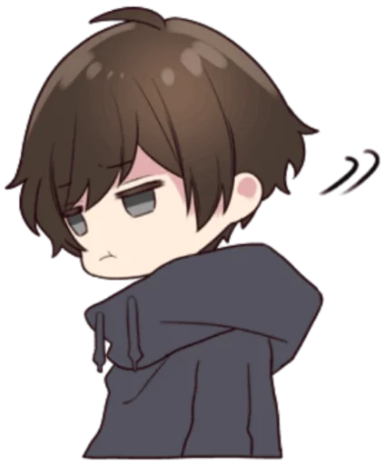 😤 Стикер «Menhera kun» для Telegram