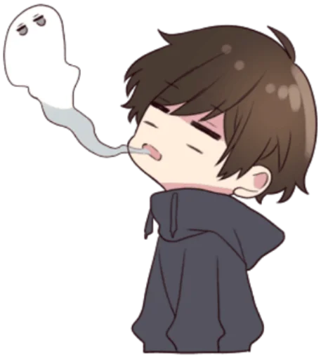 😵 Стикер «Menhera kun» для Telegram