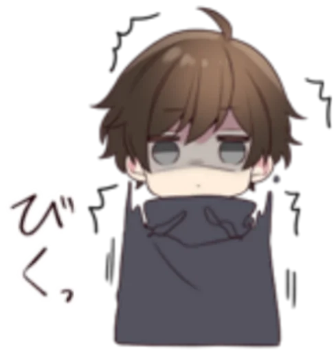 😮 Стикер «Menhera kun» для Telegram