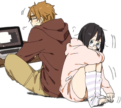 😞 Стикер «animecouple» для Telegram