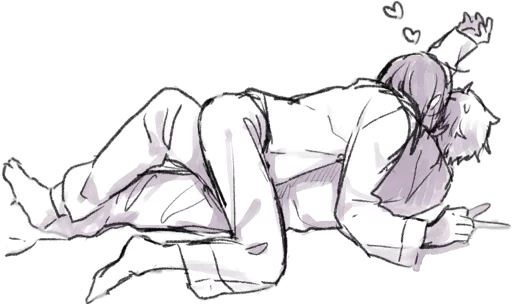 Стикерпак animecouple для Telegram