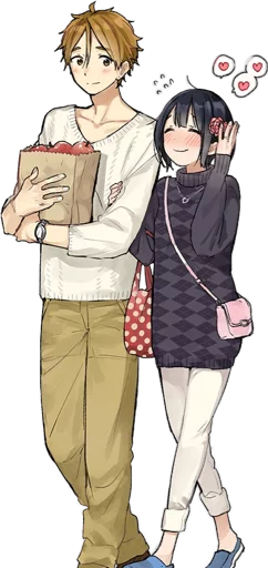 😍 Стикер «animecouple» для Telegram