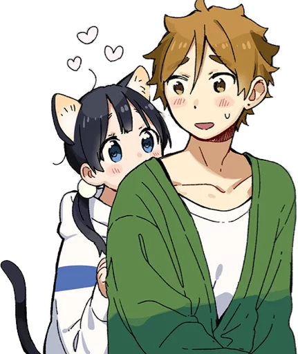😻 Стикер «animecouple» для Telegram