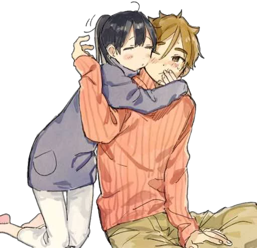 😚 Стикер «animecouple» для Telegram