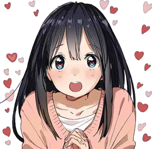 😍 Стикер «animecouple» для Telegram