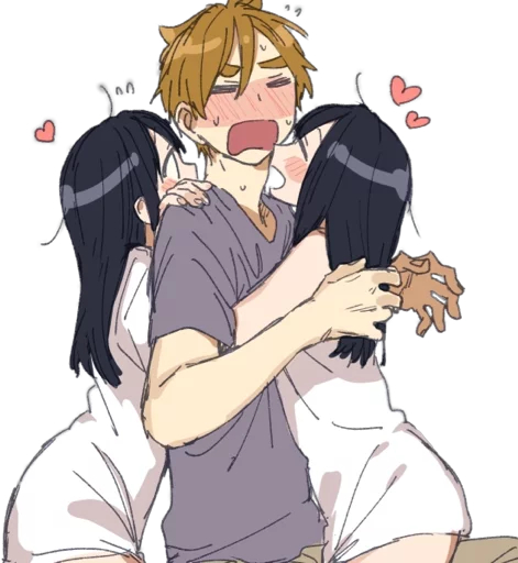 😍 Стикер «animecouple» для Telegram