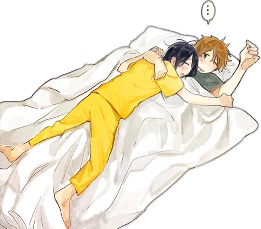 😴 Стикер «animecouple» для Telegram