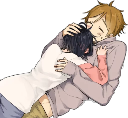 🤗 Стикер «animecouple» для Telegram