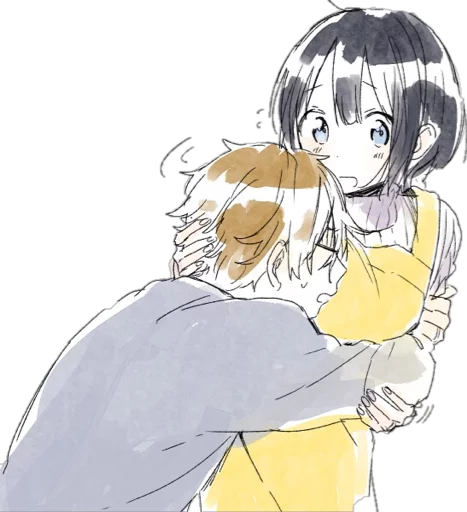 🤗 Стикер «animecouple» для Telegram