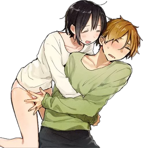 🤗 Стикер «animecouple» для Telegram