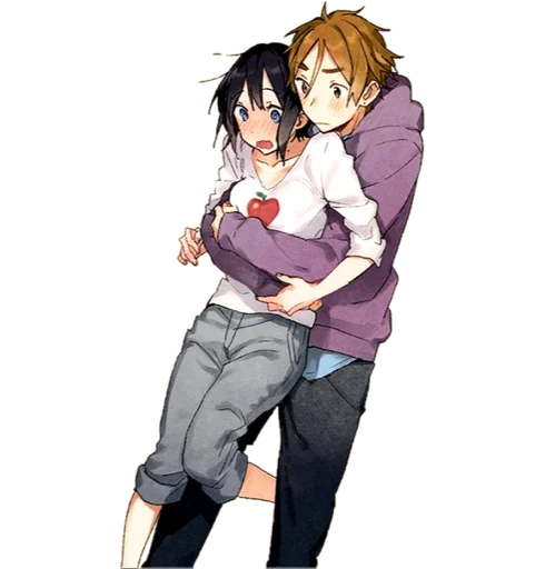 🤗 Стикер «animecouple» для Telegram
