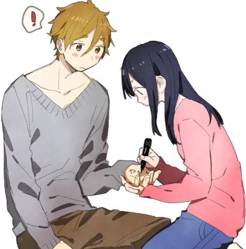 🤔 Стикер «animecouple» для Telegram