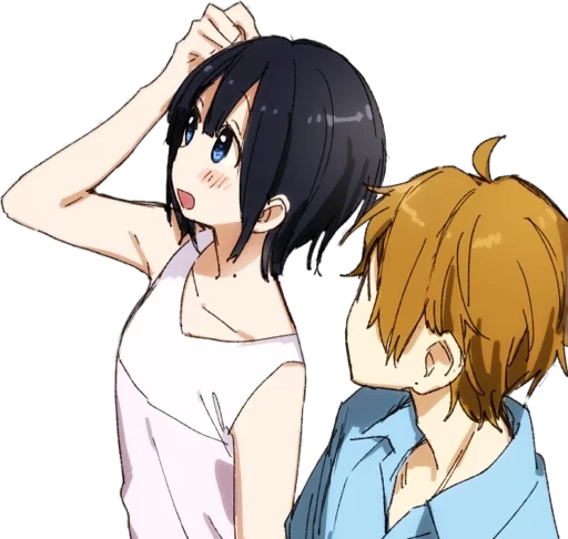 😅 Стикер «animecouple» для Telegram