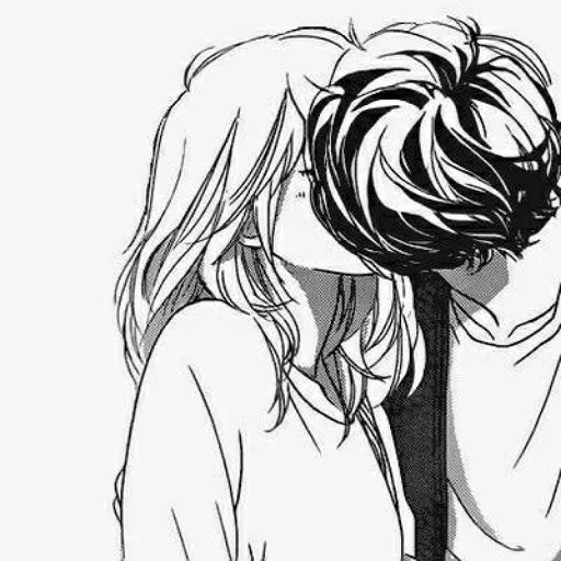 ❤️‍🔥 Стикер «anime couple» для Telegram
