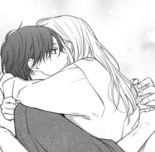 ❤️ Стикер «anime couple» для Telegram