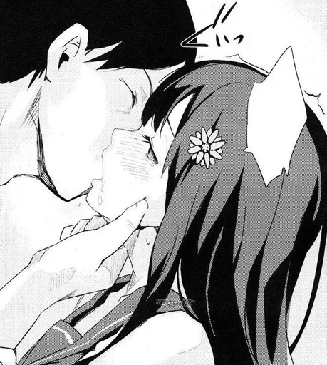💓 Стикер «anime couple» для Telegram