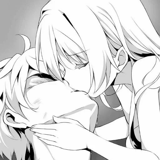 😋 Стикер «anime couple» для Telegram