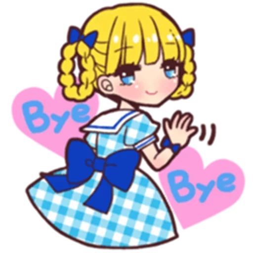 😢 Стикер «Animegirl» для Telegram