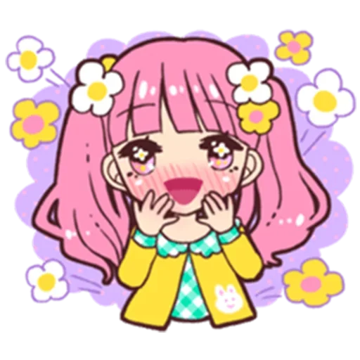 🥺 Стикер «Animegirl» для Telegram