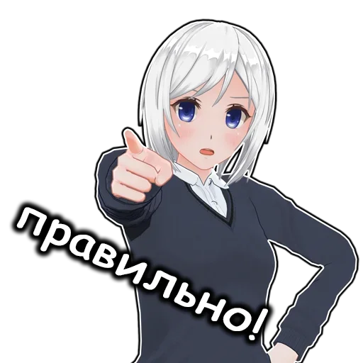 Стикерпак Аниме Дурашки для Telegram
