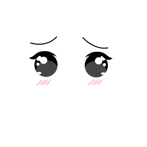 🙄 Стикер «Anime face» для Telegram
