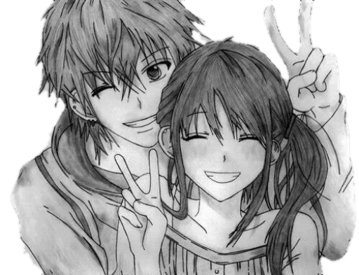 😚 Стикер «Anime for adult» для Telegram