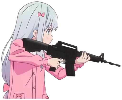 🔫 Стикер «Anime fun expressions» для Telegram