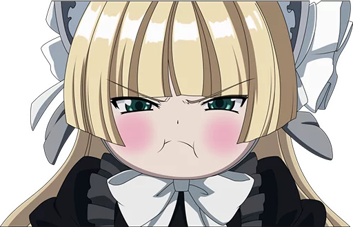 😣 Стикер «Anime fun expressions» для Telegram