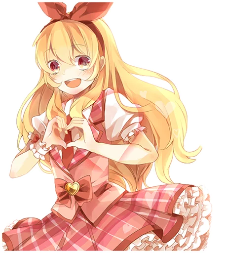 ❤ Стикер «Anime fun expressions» для Telegram