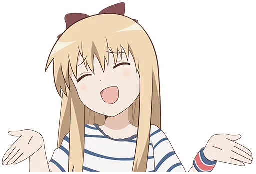👐 Стикер «Anime fun expressions» для Telegram
