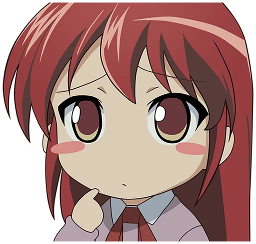 😣 Стикер «Anime fun expressions» для Telegram