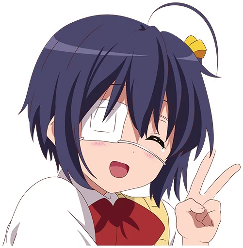 ✌ Стикер «Anime fun expressions» для Telegram