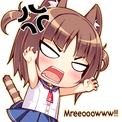😡 Стикер «Anime fun expressions» для Telegram