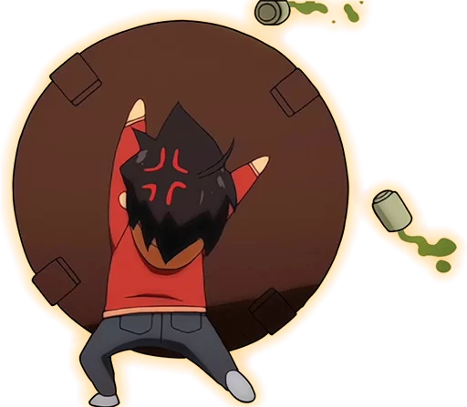 😡 Стикер «Anime fun expressions» для Telegram