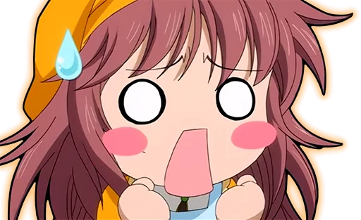 😱 Стикер «Anime fun expressions» для Telegram