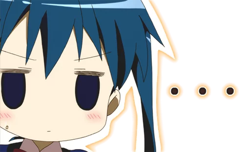 😒 Стикер «Anime fun expressions» для Telegram