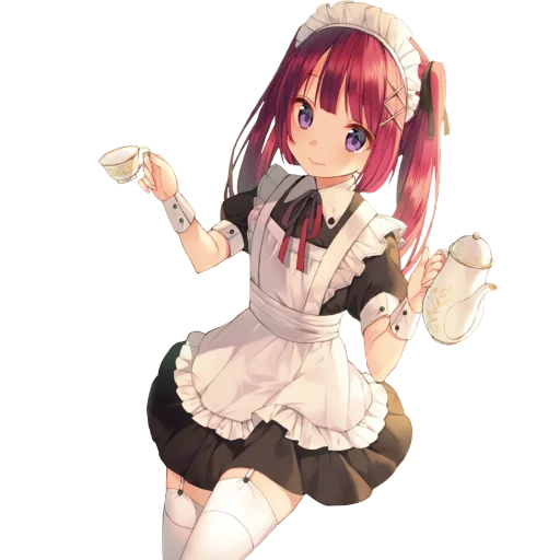 ☕ Стикер «Anime girl p.p» для Telegram