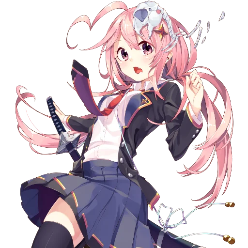 😰 Стикер «Anime girl p.p» для Telegram