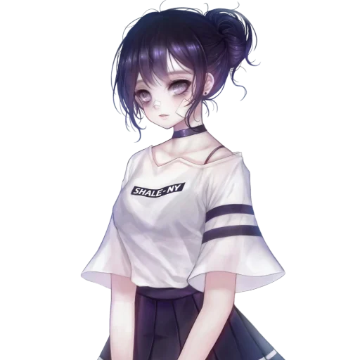 🥺 Стикер «Anime girl p.p» для Telegram